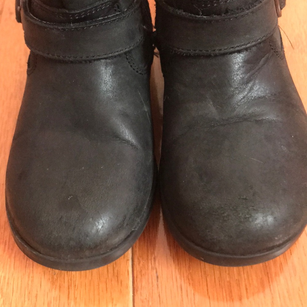 Clark’s Baby girls black leather boots - Picture 7 of 7